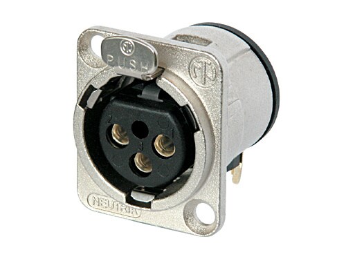 XLR-Steckverbinder der D-Baureihe von Neutrik